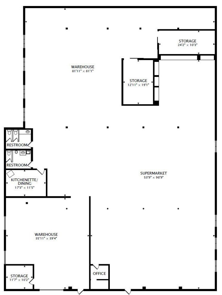 649 Ontario St, Stratford, ON for lease Floor Plan- Image 1 of 1