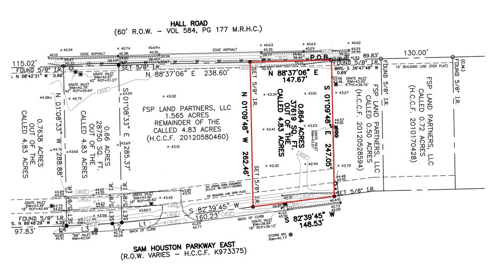 8401 S Sam Houston Pky E, Houston, TX à vendre - Plan cadastral - Image 3 de 4