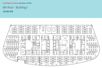 19100 Ridgewood Pky, San Antonio, TX à louer Plan d’étage- Image 1 de 1