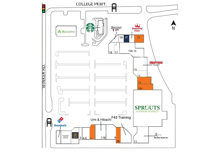 8595-8655 College Pky, Fort Myers, FL à louer - Photo du bâtiment - Image 2 de 5