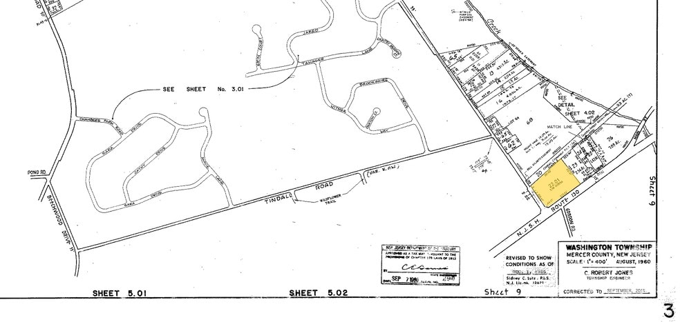 Meadowbrook Commons Route 130, Robbinsville, NJ à vendre - Plan cadastral - Image 3 de 3