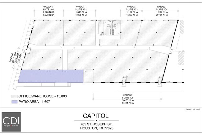 Plus de détails pour 3901 Capitol St, Houston, TX - Local d'activités, Industriel à louer