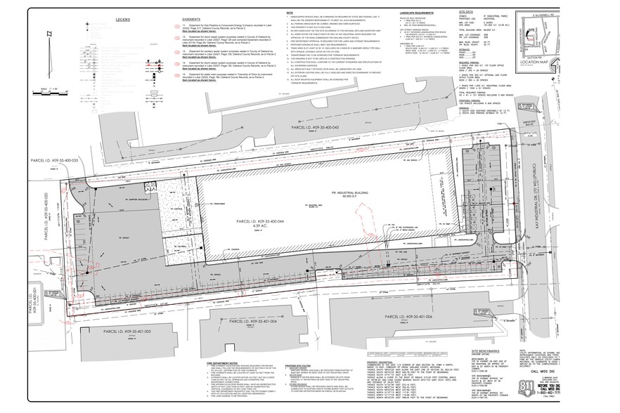 175 Kay Industrial Dr, Lake Orion, MI for lease - Site Plan - Image 2 of 2