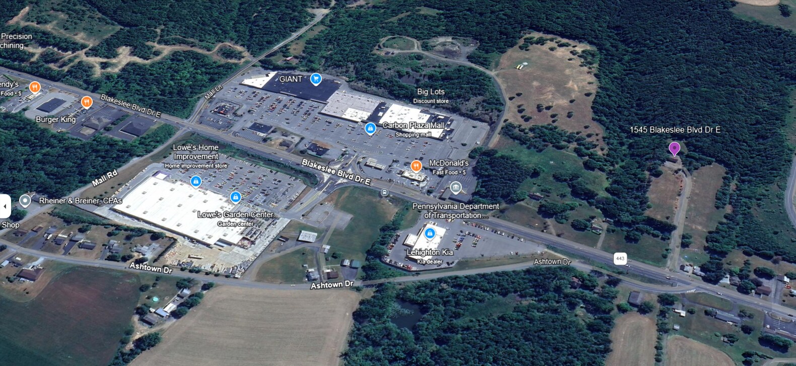 1545 Blakeslee Boulevard Dr E, Lehighton, PA à vendre Aérien- Image 1 de 3