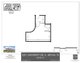 3201 University Dr E, Bryan, TX for lease Floor Plan- Image 1 of 1