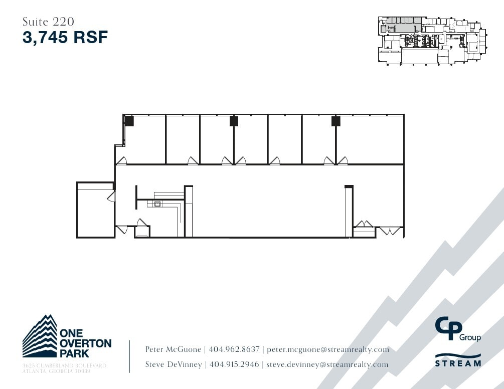 3625 Cumberland Blvd SE, Atlanta, GA à louer Plan d’étage- Image 1 de 1