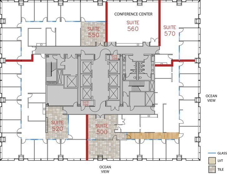 520 Newport Center Dr, Newport Beach, CA for lease Floor Plan- Image 1 of 1