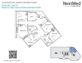 6183 Paseo del Norte, Carlsbad, CA for lease Floor Plan- Image 1 of 1