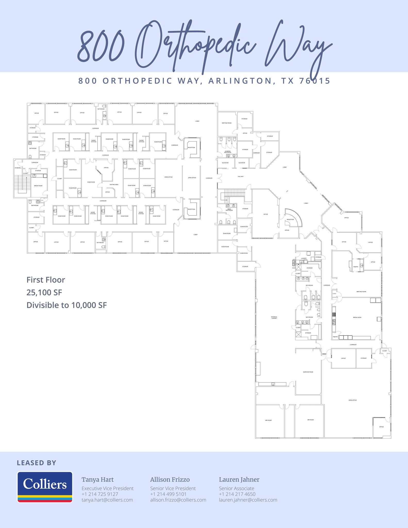 800 Orthopedic Way, Arlington, TX for lease Site Plan- Image 1 of 2