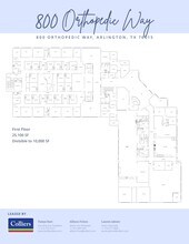 800 Orthopedic Way, Arlington, TX for lease Site Plan- Image 1 of 2