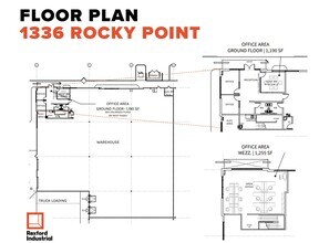 1332 Rocky Point Dr, Oceanside, CA à louer Plan d’étage- Image 1 de 1