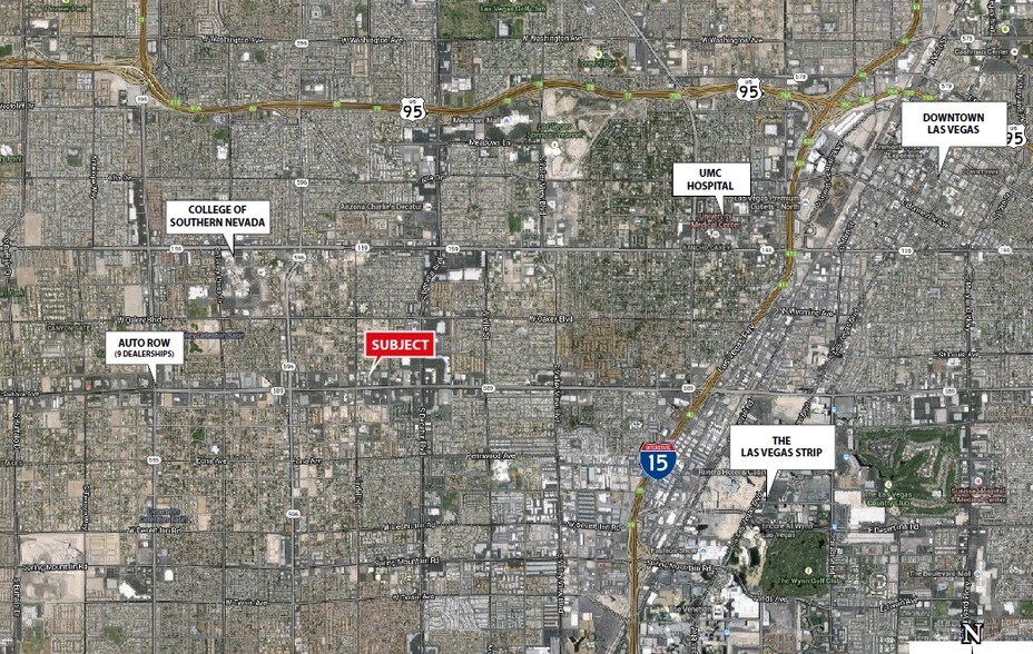 5430 W Sahara Ave, Las Vegas, NV à louer - Aérien - Image 3 de 50