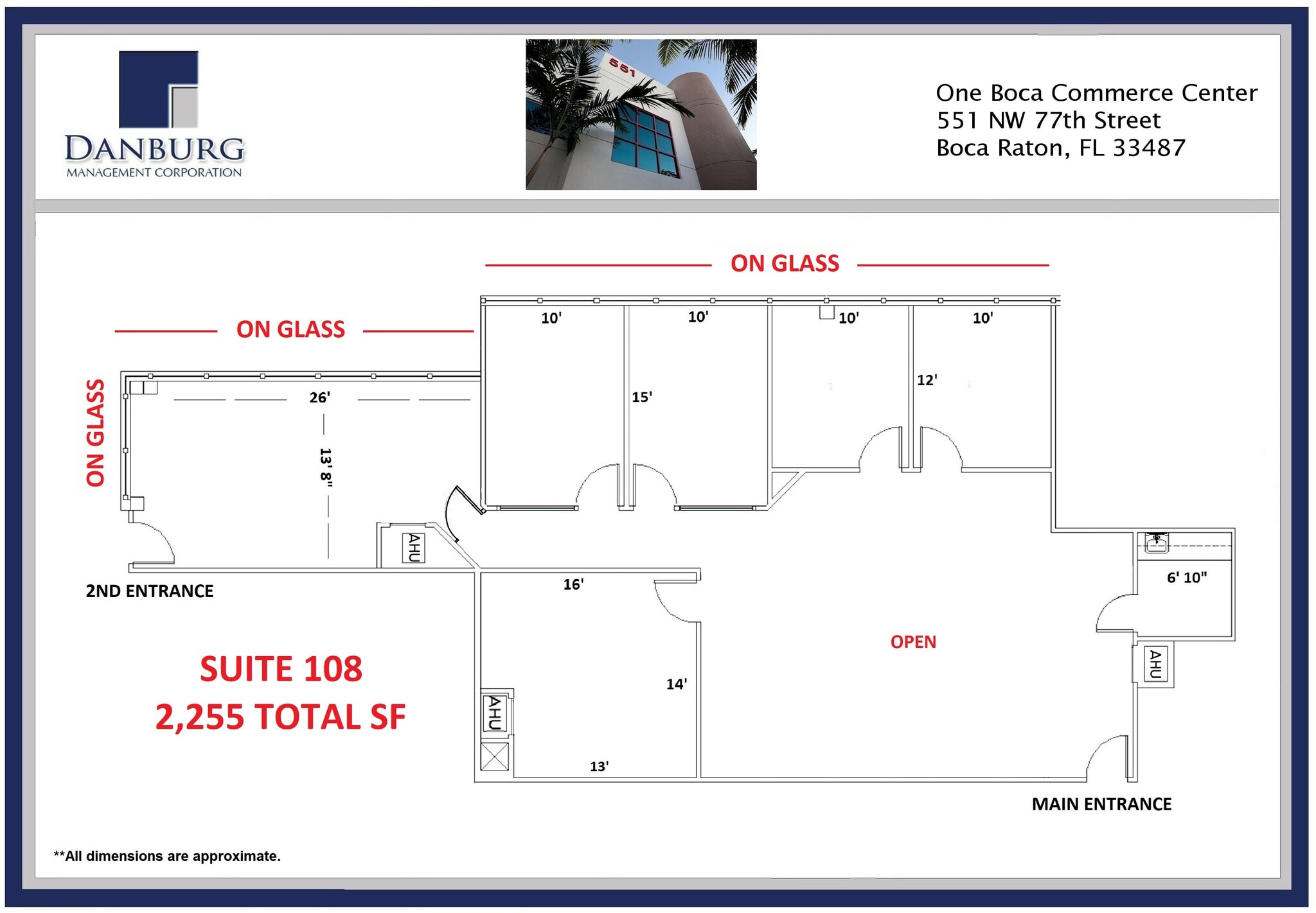 551 NW 77th St, Boca Raton, FL for lease Floor Plan- Image 1 of 1