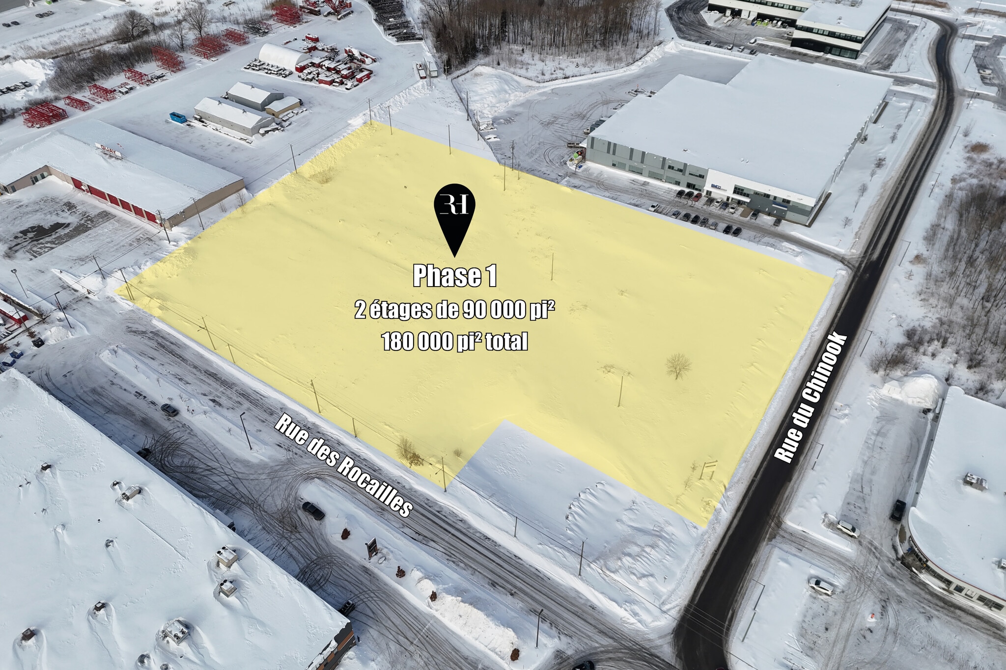 Rue Des Rocailles, Québec, QC for lease Site Plan- Image 1 of 3