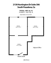 2130 Huntington Dr, South Pasadena, CA for lease Floor Plan- Image 1 of 5