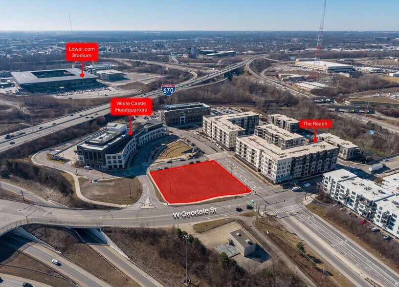 555 W Goodale St, Columbus, OH à louer - Photo du bâtiment - Image 2 de 9