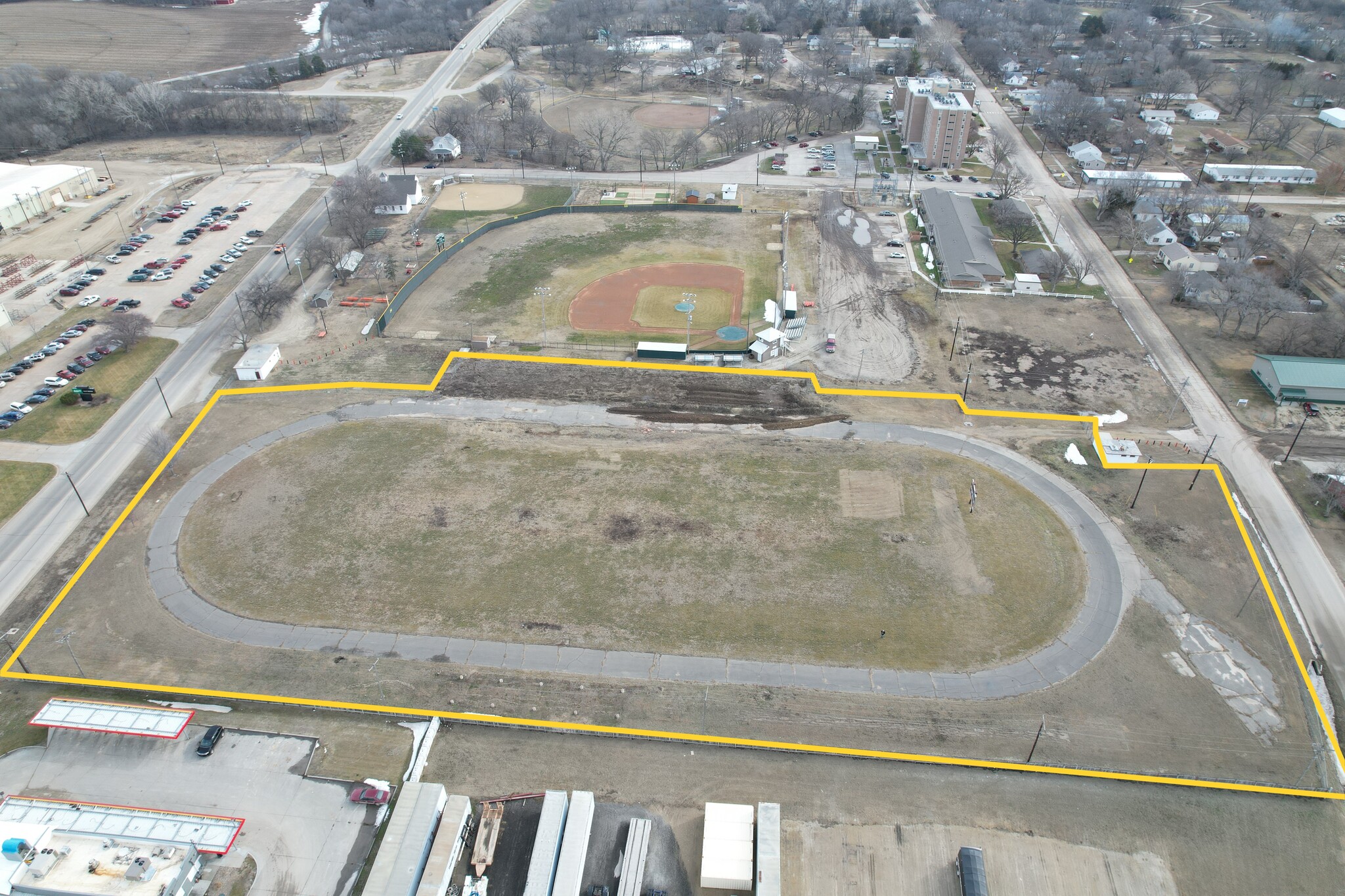 501 Crawford St, Clay Center, KS for sale Aerial- Image 1 of 7