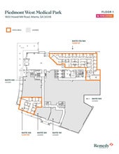 1800 Howell Mill Rd, Atlanta, GA à louer Plan d’étage- Image 1 de 1