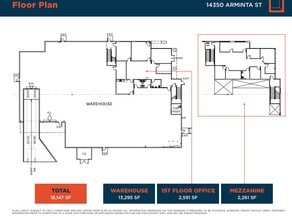14350 Arminta St, Panorama City, CA for lease Floor Plan- Image 1 of 1