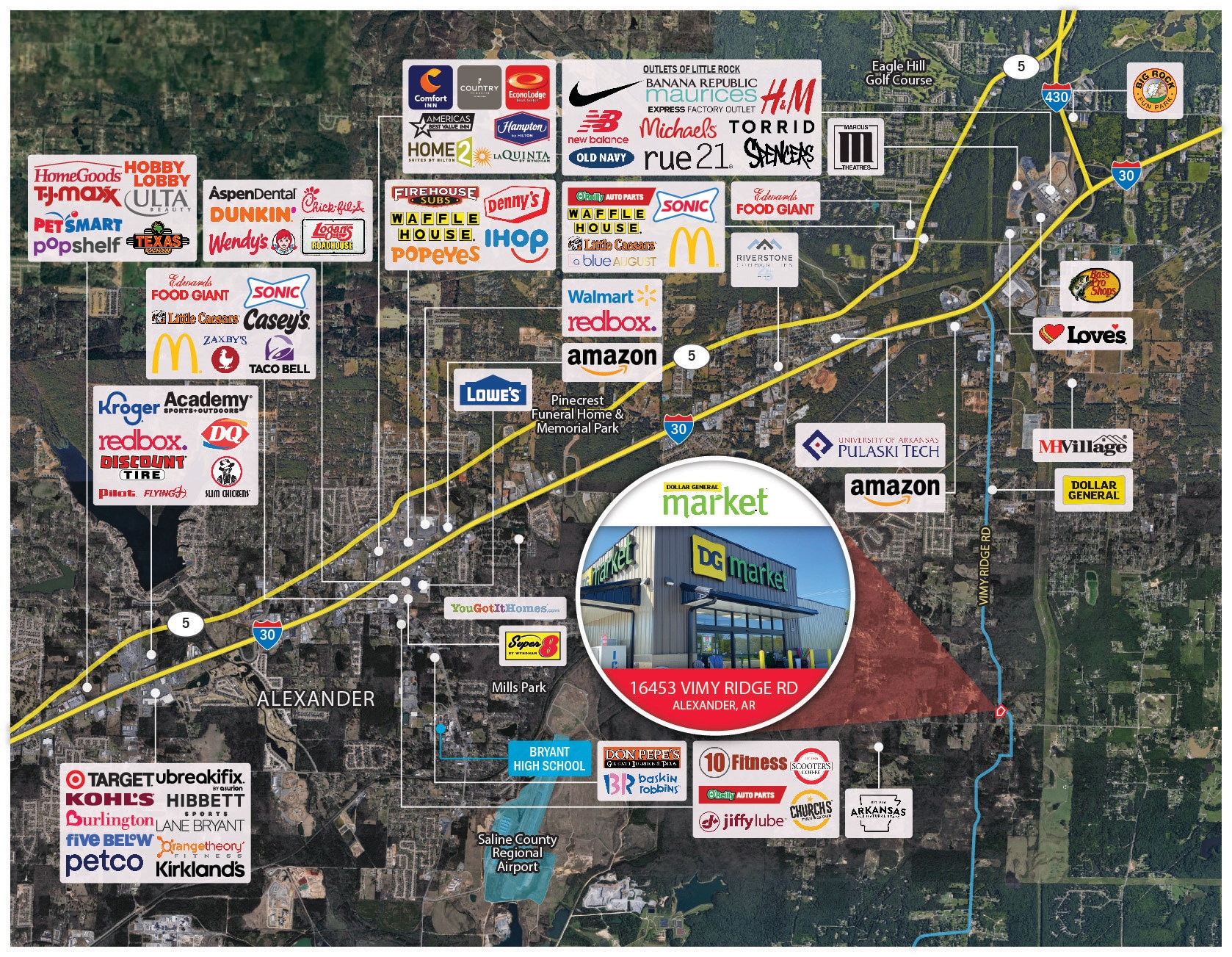 16453 Vimy Ridge Rd, Alexander, AR à vendre Photo du bâtiment- Image 1 de 5