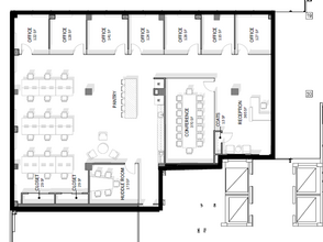 2025 M St NW, Washington, DC for lease Floor Plan- Image 1 of 2