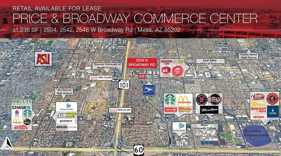 2534 W Broadway Rd, Mesa, AZ à louer - Photo du bâtiment - Image 2 de 12
