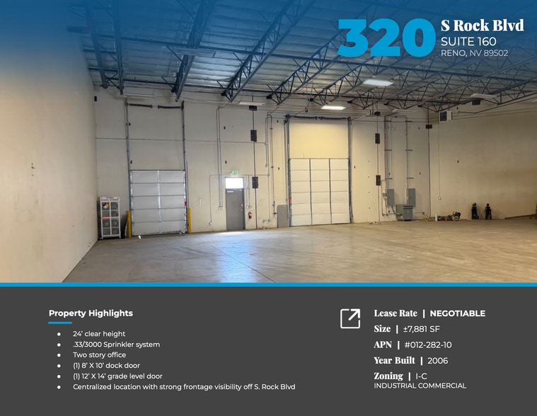 320 S Rock Blvd, Reno, NV for lease - Building Photo - Image 2 of 4