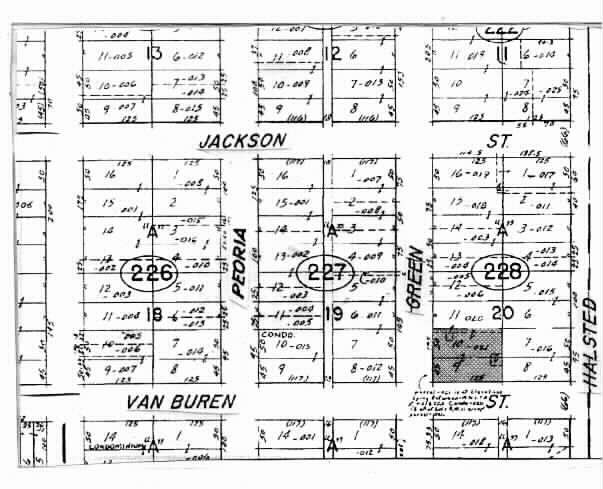 812-816 W Van Buren St, Chicago, IL à vendre - Plan cadastral - Image 1 de 1