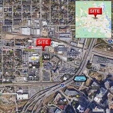 1418-1420 Washington Ave, Houston, TX - AERIAL  map view