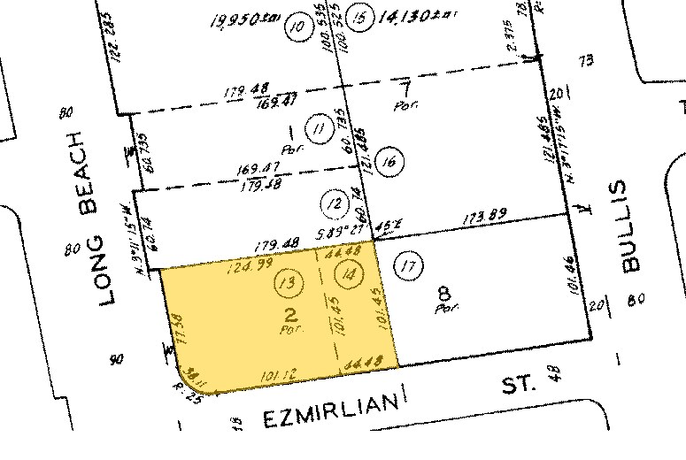 1606 N Long Beach Blvd, Compton, CA à vendre - Plan cadastral - Image 2 de 4