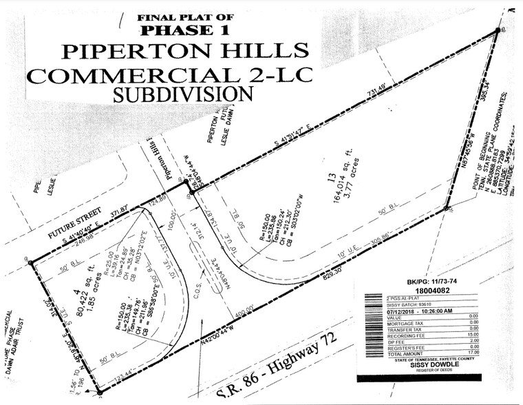 Hwy 72, Piperton, TN à vendre - Photo du bâtiment - Image 2 de 3