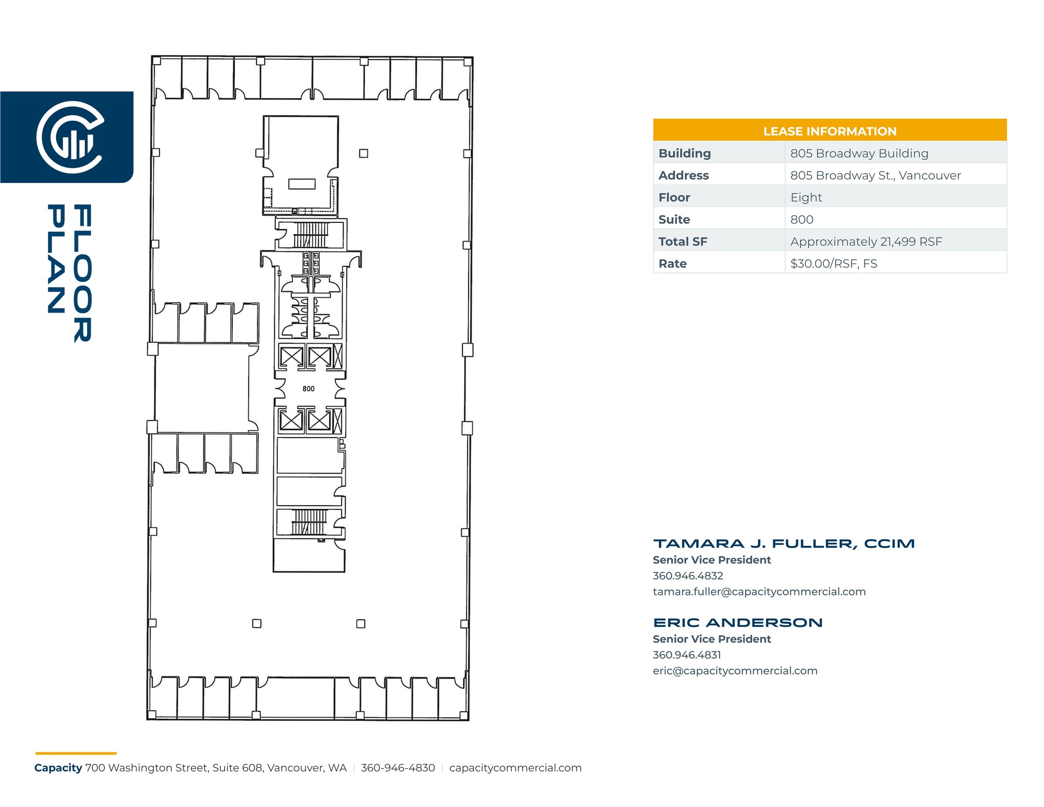 805 Broadway St, Vancouver, WA for lease Site Plan- Image 1 of 1