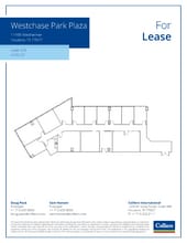 11490 Westheimer Rd, Houston, TX à louer Plan d’étage- Image 1 de 1