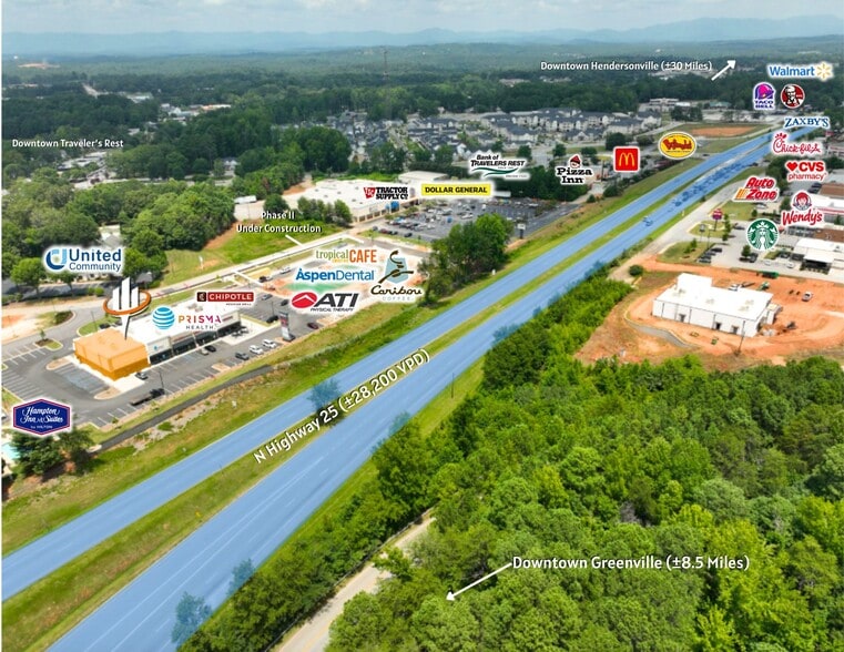 571 Roe Center, Travelers Rest, SC for lease - Building Photo - Image 2 of 5