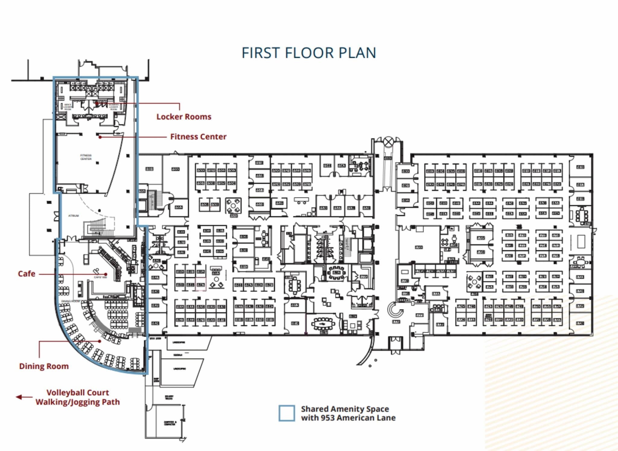 955 American Ln, Schaumburg, IL for lease Floor Plan- Image 1 of 2