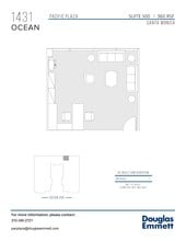 1431 Ocean Ave, Santa Monica, CA à louer Plan d’étage- Image 1 de 1