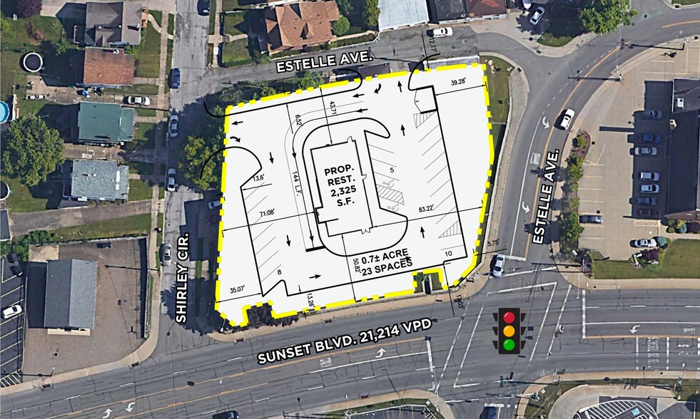 2117 Sunset Blvd, Steubenville, OH for lease - Site Plan - Image 1 of 2