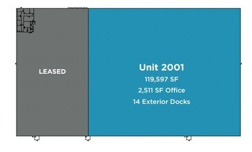 2001-2005 N Delany Rd, Gurnee, IL à louer Plan d’étage- Image 1 de 1