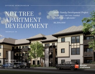 More details for Nut Tree Apartment Development, Vacaville, CA - Land for Sale