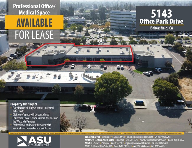 More details for 5123-5143 Office Park Dr, Bakersfield, CA - Office for Lease