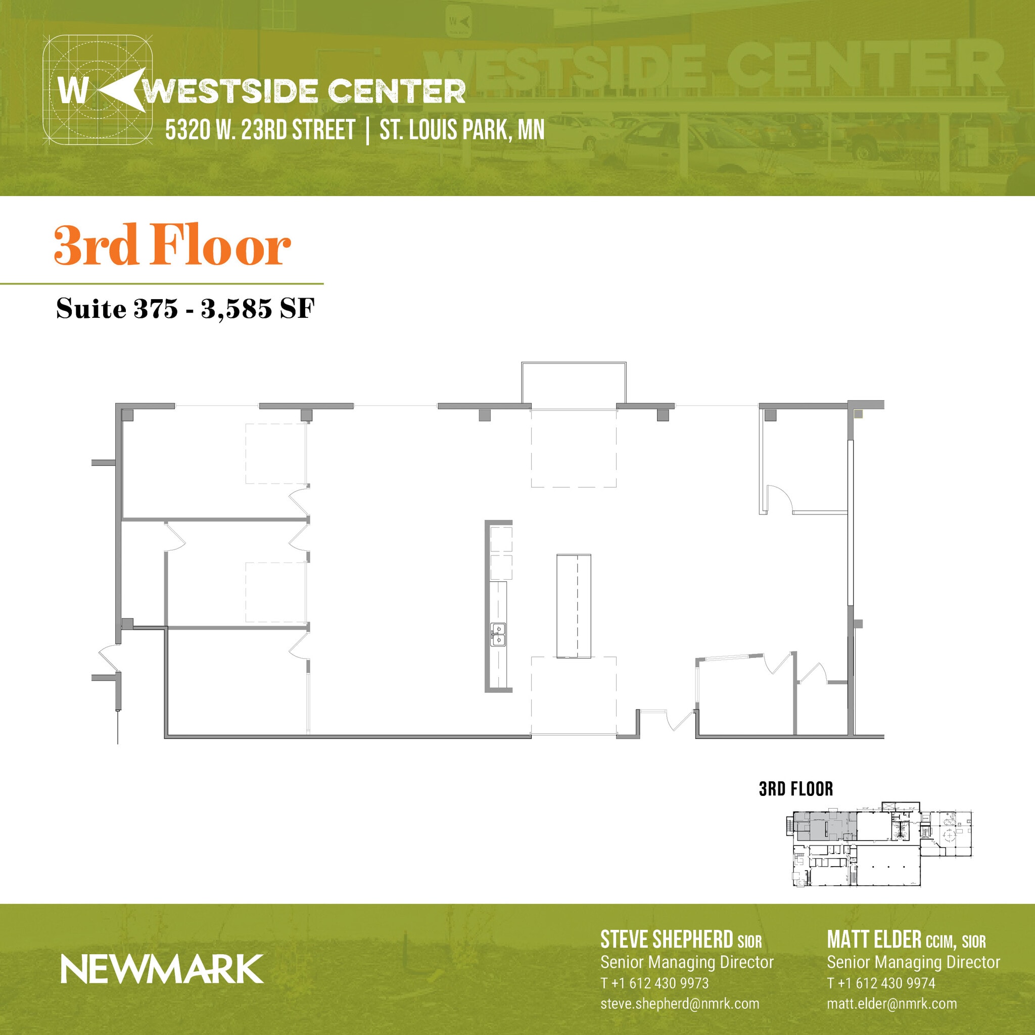 5320 W 23rd St, Saint Louis Park, MN à louer Plan d’étage- Image 1 de 1
