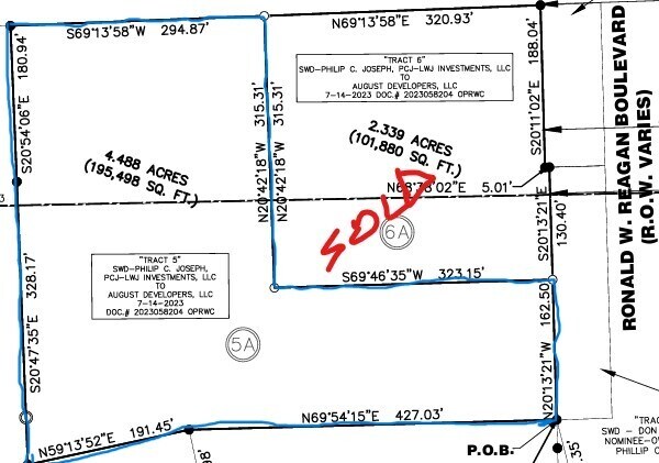 Plus de détails pour 14601-14651 Ronald Reagan Blvd, Leander, TX - Terrain à vendre