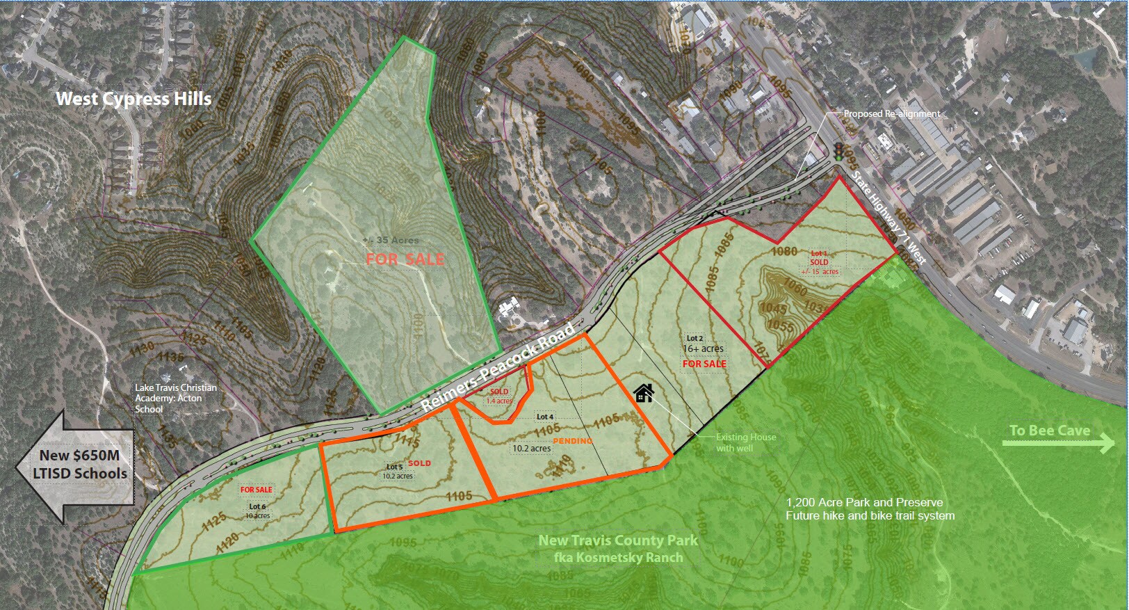5401 Reimers-Peacock Road Rd, Spicewood, TX for sale Site Plan- Image 1 of 3