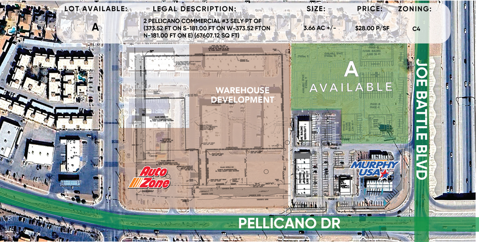 12295 Pellicano Dr, El Paso, TX à vendre - Photo du bâtiment - Image 2 de 3