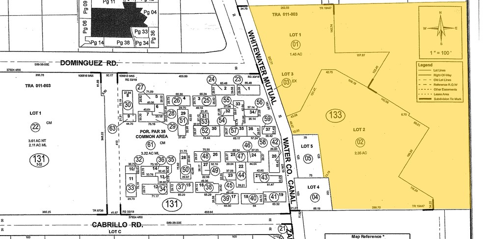 2743 N Indian Canyon Dr, Palm Springs, CA à vendre - Plan cadastral - Image 2 de 3