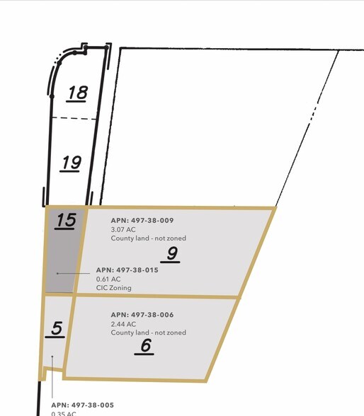 2500 Monterey Hwy, San Jose, CA à vendre - Plan cadastral - Image 2 de 2