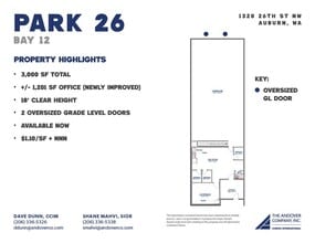 1320 26th St NW, Auburn, WA for lease Floor Plan- Image 2 of 2
