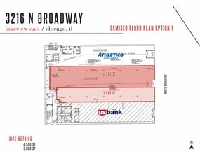3214-3218 N Broadway St, Chicago, IL for lease Floor Plan- Image 2 of 5