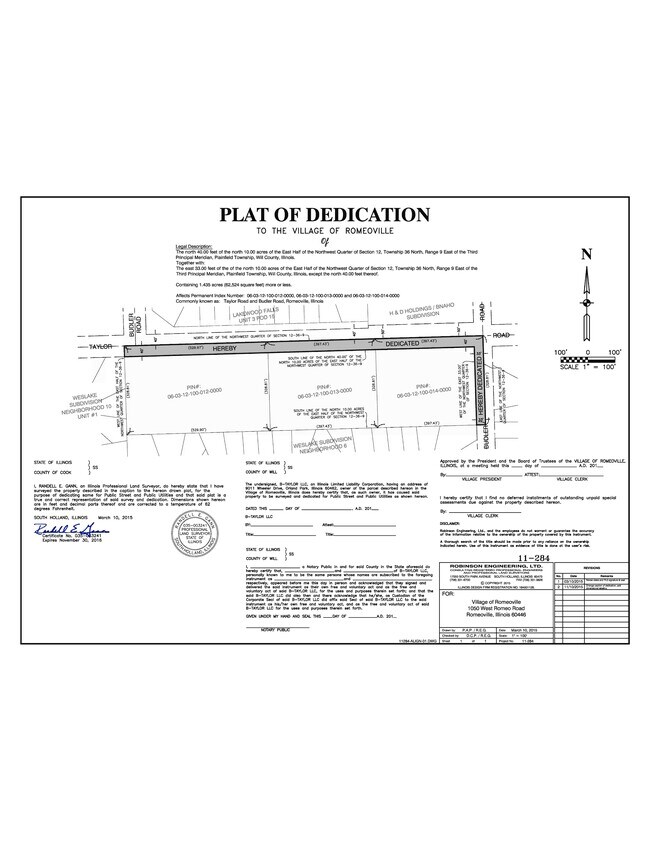 Plus de détails pour 22051 Taylor Rd, Romeoville, IL - Terrain à vendre