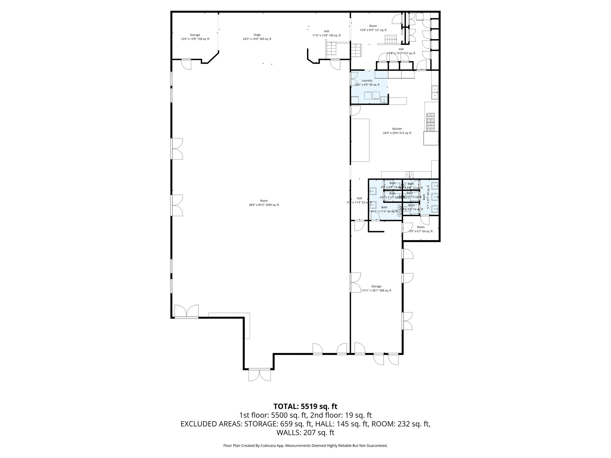 2610 Bergenline Ave, Union City, NJ à louer Plan d’étage- Image 1 de 3